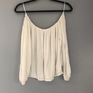 White Off the shoulder top